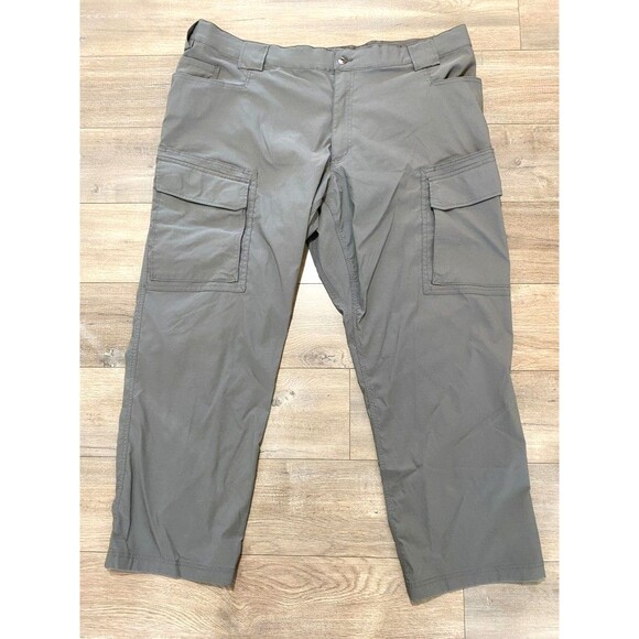 Duluth Trading Co Cargo Mens 46x30 Gray Flex Dry On The Fly Outdoor Pants - Picture 1 of 9